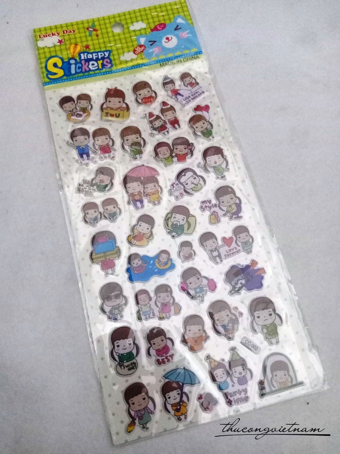 Sticker nổi CC-002